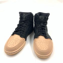 NIKE ナイキ AirJordan 1  エアジョーダン1 Retro High Premium スニーカー 24.5cm AH7389-007 サーモンピンク×ブラック x ピンク 未使用 Sランク