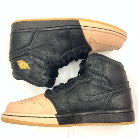 NIKE ナイキ AirJordan 1  エアジョーダン1 Retro High Premium スニーカー 24.5cm AH7389-007 サーモンピンク×ブラック x ピンク 未使用