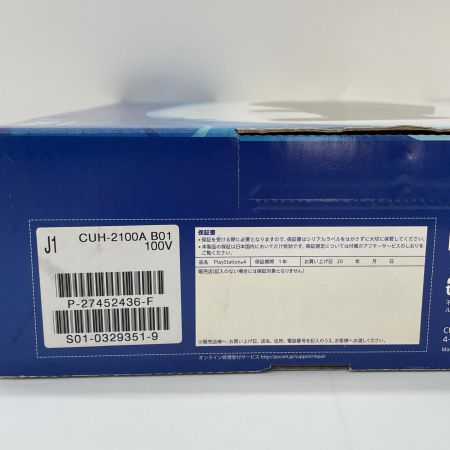  SONY ソニー PlayStation4 プレステ4 プレイステーション 本体 コントローラ1台 CUH-2100A