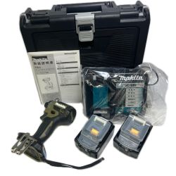 〇〇 MAKITA マキタ 充電式インパクトドライバ 18V 6Ah バッテリ2本 充電器 ケース付 TD173DRGXO オリーブ 未使用品 Sランク
