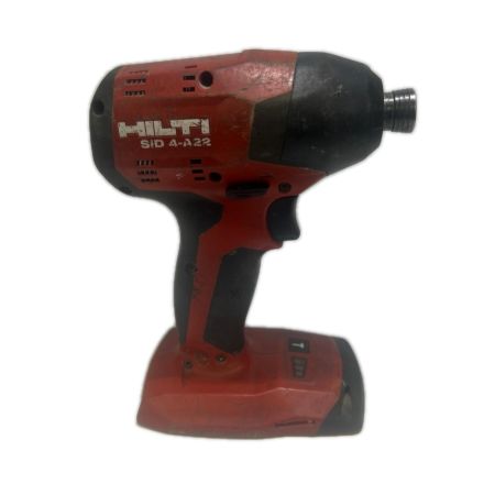  Hilti ヒルティ 充電式インパクトドライバー Hilti  4-A22 レッド 程度C