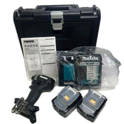 〇〇 MAKITA マキタ 充電式インパクトドライバ 18V 6Ah バッテリ2本 充電器 ケース付 TD173DRGXB ブラック 未使用品 Sランク