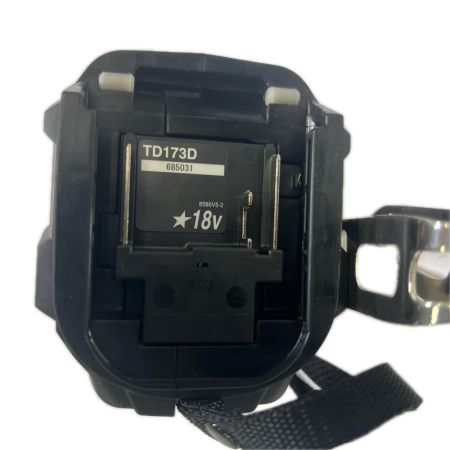  MAKITA マキタ 充電式インパクトドライバ 18V 6Ah バッテリ2本 充電器 ケース付 TD173DRGXB ブラック 未使用品