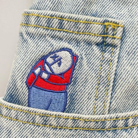  POLAR SKATE CO. ポーラースケートカンパニー メンズ デニムパンツ BIG BOY SHORTS SIZEXL PSC-SU22-BIGBOYSHORT-LBLU Light Blue
