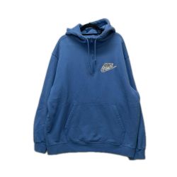 〇〇 NIKE ナイキ メンズ パーカー Supreme × NIKE Snakeskin Half Zip Hooded Sweatshirt SIZE XL DB2842-489 ブルー Bランク