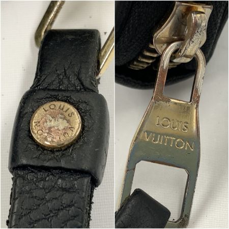 LOUIS VUITTON ルイヴィトン モノグラム アンプラント ジッピーウォレット ラウンドファスナー長財布 M62121 ブラック 現状渡し 