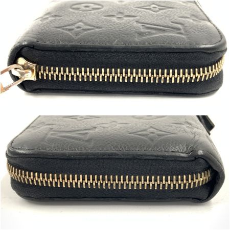 LOUIS VUITTON ルイヴィトン モノグラム アンプラント ジッピーウォレット ラウンドファスナー長財布 M62121 ブラック 現状渡し 