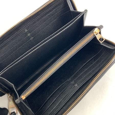 LOUIS VUITTON ルイヴィトン モノグラム アンプラント ジッピーウォレット ラウンドファスナー長財布 M62121 ブラック 現状渡し 