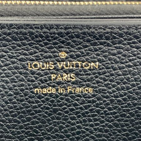 LOUIS VUITTON ルイヴィトン モノグラム アンプラント ジッピーウォレット ラウンドファスナー長財布 M62121 ブラック 現状渡し 