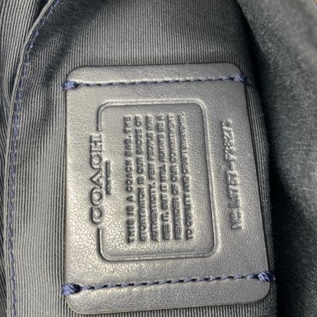 COACH コーチ レザー ショルダーバッグ F38273 ネイビー