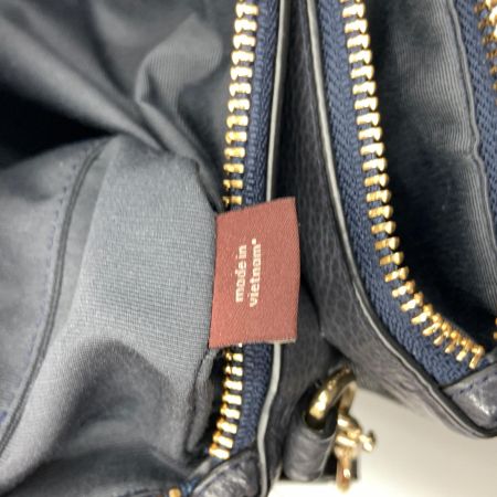COACH コーチ レザー ショルダーバッグ F38273 ネイビー