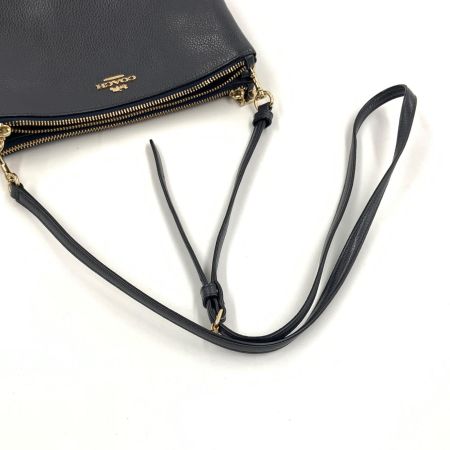 COACH コーチ レザー ショルダーバッグ F38273 ネイビー