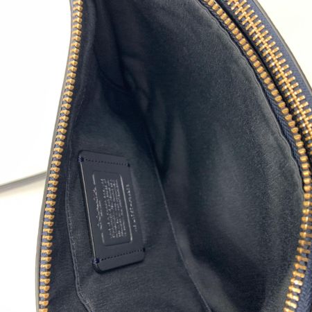 COACH コーチ レザー ショルダーバッグ F38273 ネイビー