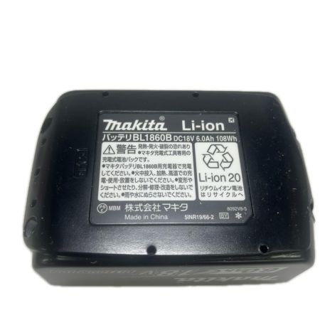  MAKITA マキタ バッテリー 未使用品 18v 6.0Ah BL1860B ブラック 未使用品