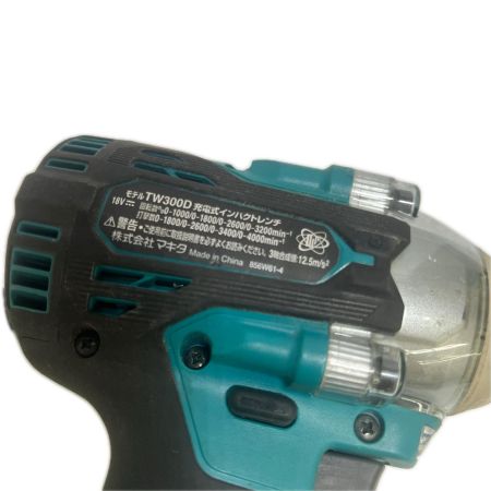  MAKITA マキタ 充電式インパクトレンチ 18v 本体のみ TW300D ブルー 程度Ｂ