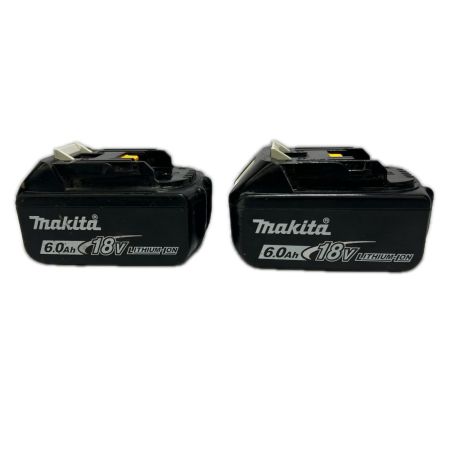 MAKITA マキタ 充電式インパクトドライバ 18V 6Ah バッテリ2本 充電器 ケース付 TD173D ブラック 程度Ｂ