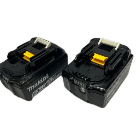  MAKITA マキタ 充電式インパクトドライバ 18V 6Ah バッテリ2本 充電器 ケース付 TD173D ブラック 程度Ｂ