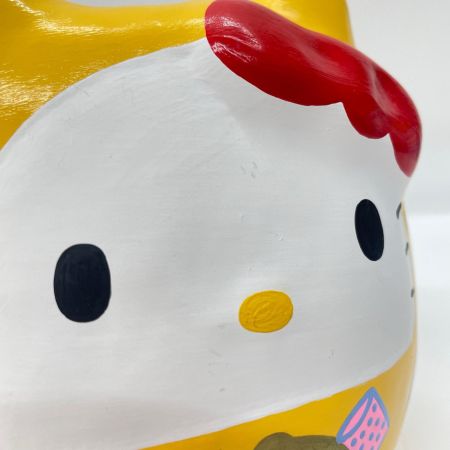  黒羽工房 貯金箱 ハローキティ貯金だるま 黒羽刑務所 イエロー