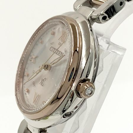 CITIZEN シチズン クロスシー ハッピーフライト ソーラー電波 クォーツ 腕時計 ES9465-50W シルバー x ピンク