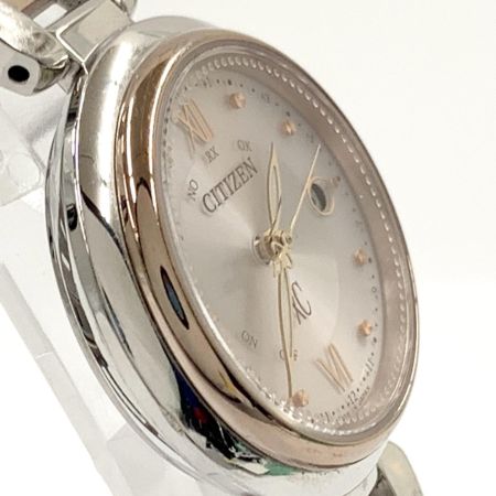 CITIZEN シチズン クロスシー ハッピーフライト ソーラー電波 クォーツ 腕時計 ES9465-50W シルバー x ピンク