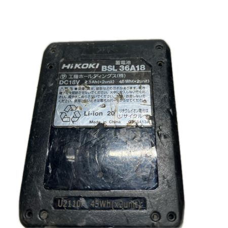  HiKOKI ハイコーキ 18V 充電式 セーバーソー レシプロソー バッテリー1個 CR18DA 程度Ｂ