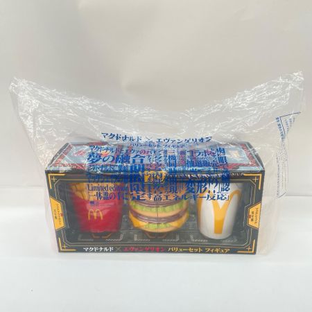 マクドナルド×エヴァンゲリオン バリューセット フィギュア マックシェイク零号機＆ビッグマック初号機＆マックフライポテト弐号機 (キャンペーン限定)