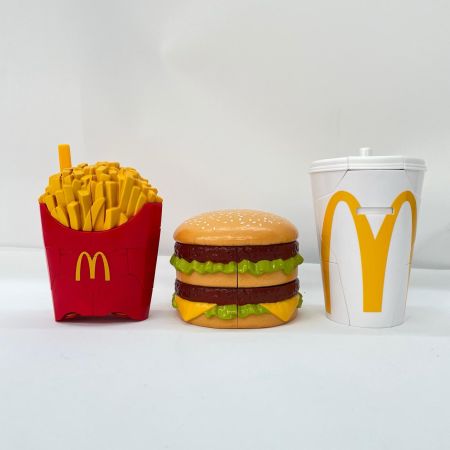 マクドナルド×エヴァンゲリオン バリューセット フィギュア マックシェイク零号機＆ビッグマック初号機＆マックフライポテト弐号機 (キャンペーン限定)