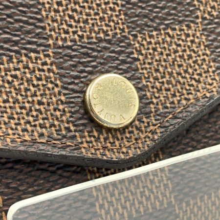  LOUIS VUITTON ルイヴィトン ダミエ ポルトフォイユ サラ 二つ折り長財布  N60114 ブラウン