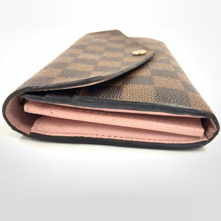  LOUIS VUITTON ルイヴィトン ダミエ ポルトフォイユ サラ 二つ折り長財布  N60114 ブラウン