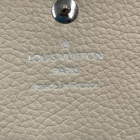  LOUIS VUITTON ルイヴィトン マヒナ ポルトフォイユ イリス 二つ折り長財布 M60177 アイボリー 現状渡し