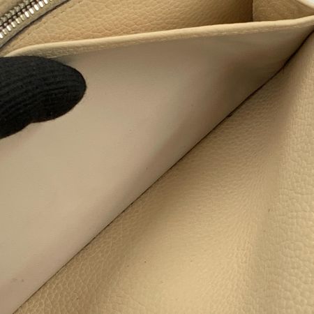  LOUIS VUITTON ルイヴィトン マヒナ ポルトフォイユ イリス 二つ折り長財布 M60177 アイボリー 現状渡し