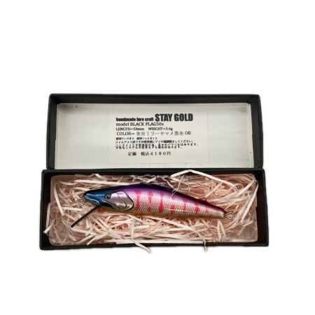 STAY GOLD ヤマメOB ブラックフラッグ 箱名称相違 BLAKFLAG 60S ルアー ミノー 未使用品