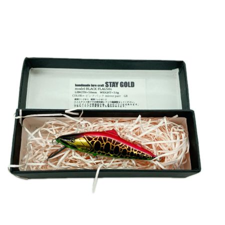 STAY GOLD ピンクバック mirror parr GB ブラックフラッグ BLAKFLAG50S ルアー ミノー 未使用品