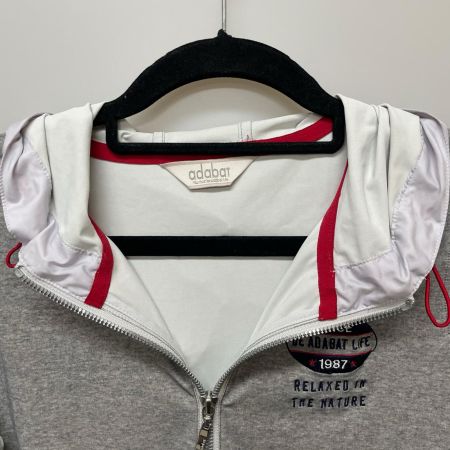  adabat アダバット ゴルフウェア レディース ストレッチ パーカー SIZE 36 BA119-12410AA グレー