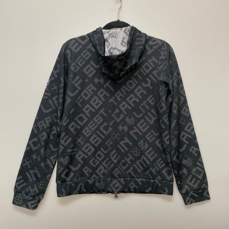  adabat アダバット ゴルフウェア レディース ロゴデザイン フルジップパーカー SIZE 36 BC119-17900AG ブラック