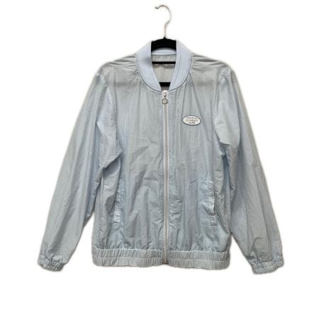  adabat アダバット ゴルフウェア レディース 撥水加工 シアーワッシャーブルゾン SIZE M BE119-42300AG スカイブルー