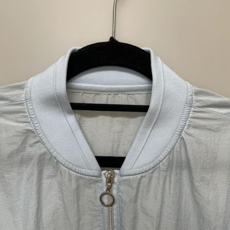  adabat アダバット ゴルフウェア レディース 撥水加工 シアーワッシャーブルゾン SIZE M BE119-42300AG スカイブルー