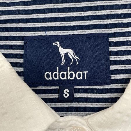 adabat アダバット ゴルフウェア レディース ADABAT NAVY 吸水速乾 サッカー長袖シャツ SIZE S BE119-84942 ネイビー