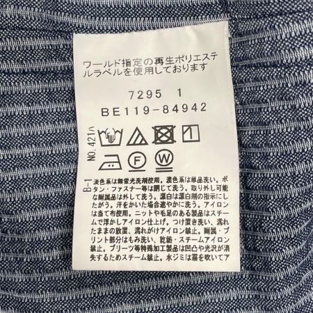adabat アダバット ゴルフウェア レディース ADABAT NAVY 吸水速乾 サッカー長袖シャツ SIZE S BE119-84942 ネイビー