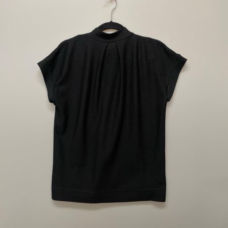  adabat アダバット ゴルフウェア レディース ドライワッフル モックネックT SIZE S ブラック