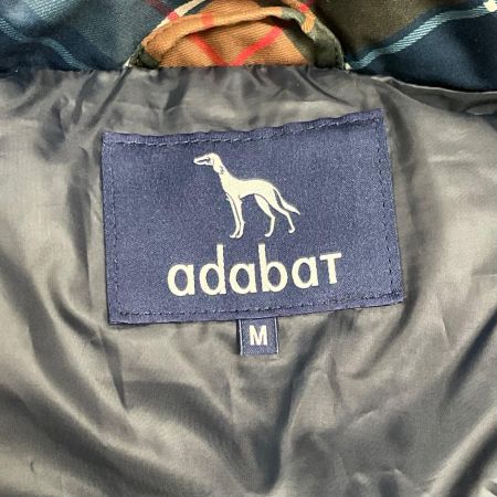  adabat アダバット ゴルフウエア レディース ストレッチ 撥水 タータンチェック中綿ベスト SIZE M BE119-24050AG ネイビー x ブラウン