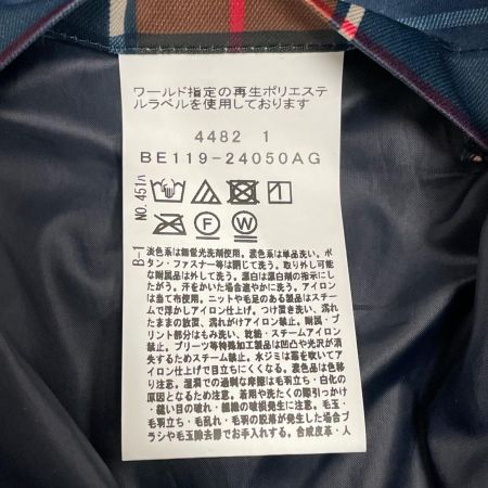  adabat アダバット ゴルフウエア レディース ストレッチ 撥水 タータンチェック中綿ベスト SIZE M BE119-24050AG ネイビー x ブラウン