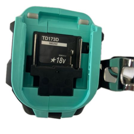MAKITA マキタ 充電式インパクトドライバ 18V 6Ah バッテリ2本・充電器 ケース付 ターコイズブルー 限定色  TD173DGXTB ターコイズブルー 未使用品