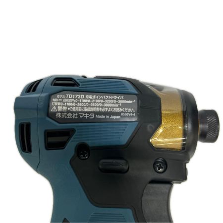 MAKITA マキタ 充電式インパクトドライバ 18V 6Ah バッテリ2本・充電器 ケース付  プレミアムブルー 限定色 20周年記念カラー  TD173DRGXPB 未使用品