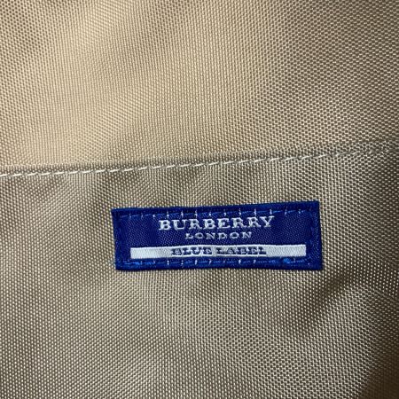 BURBERRY BLUE LABEL バーバリーブルーレーベル ノバチェック ハンドバッグ ベージュ  x レッド