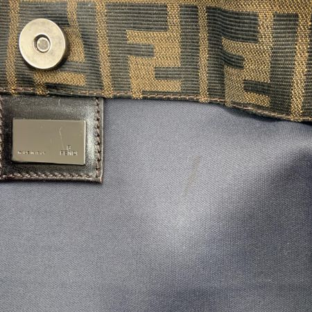 FENDI フェンディ ズッカ トートバッグ ショッピングバッグ  305 8BH040028 ブラウン 現状渡し 