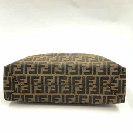 FENDI フェンディ ズッカ トートバッグ ショッピングバッグ  305 8BH040028 ブラウン 現状渡し 