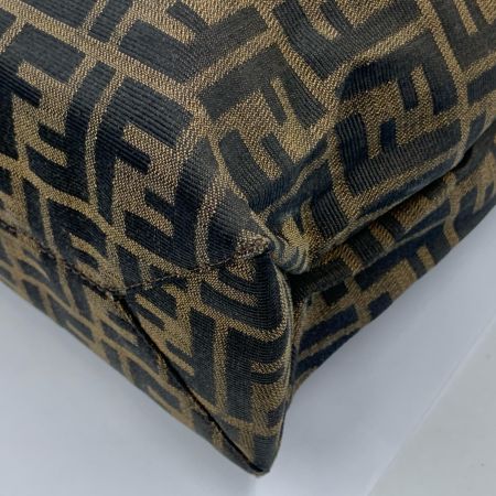 FENDI フェンディ ズッカ トートバッグ ショッピングバッグ  305 8BH040028 ブラウン 現状渡し 