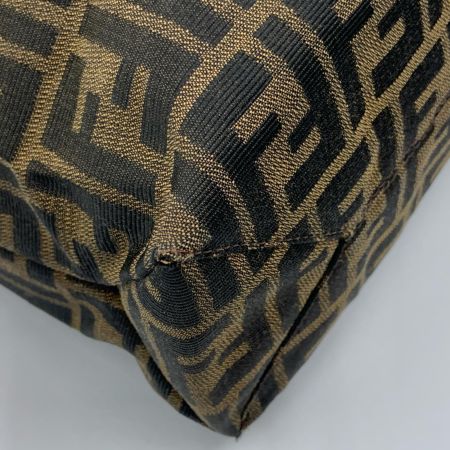 FENDI フェンディ ズッカ トートバッグ ショッピングバッグ  305 8BH040028 ブラウン 現状渡し 