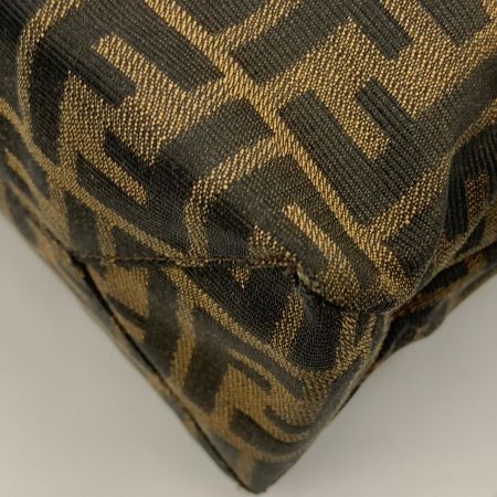 FENDI フェンディ ズッカ トートバッグ ショッピングバッグ  305 8BH040028 ブラウン 現状渡し 